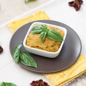 Sun Dried Tomato Basil Hummus
