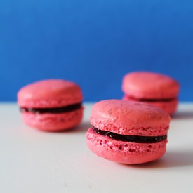 Raspberry Jam French Macarons