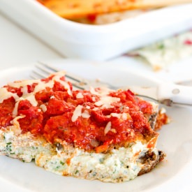 Eggplant Parm w/ Basil Ricotta