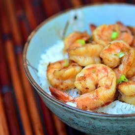 Shrimps in Soy Sauce