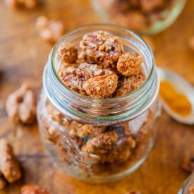 Cinnamon Sugar Candied Nuts