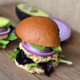 Cilantro Chicken Burger