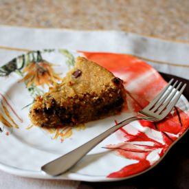 Healthy Chocolate Chip Cookie Pie