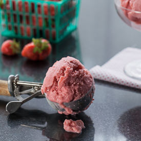 Strawberry Rhubarb Sherbet