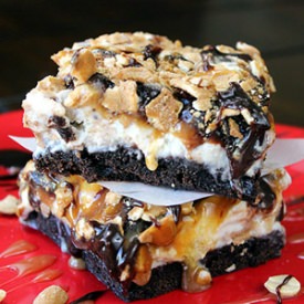 Drumstick Brownie Ice Cream Dessert