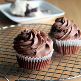 Malted Milk Chocolate Cupcakes
