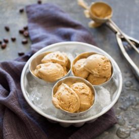No-churn Coffee & Brandy Ice Cream