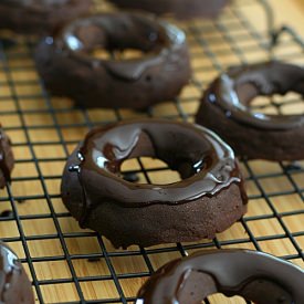 Chocolate Brownie Donuts