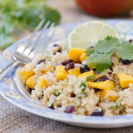 Black Bean and Mango Quinoa Salad