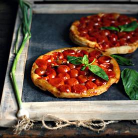 Cherry Tomatoes Tarte Tatin