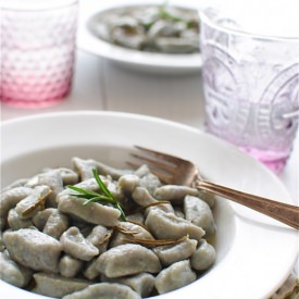 Purple Gnocchi with Rosemary Butter