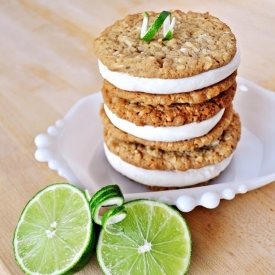 Key Lime Ice Cream Sandwiches