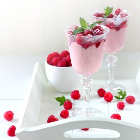 Raspberry Panna Cotta