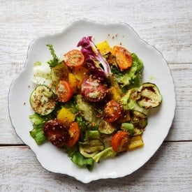 Salad with Grilled Vegetables
