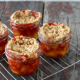 Fruit Crumble Jars