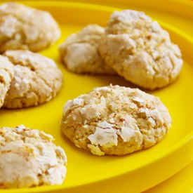Lemon Cayenne Crackle Cookies