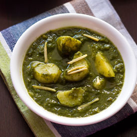 Aloo Palak or Potato Spinach Curry