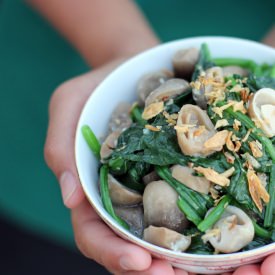 Spinach and Mushroom Stir Fry