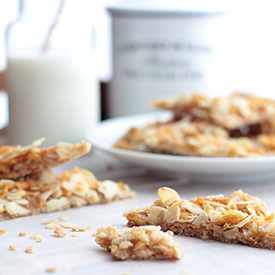 Crunchy Almond Triangles