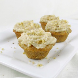 Banana Muffins with Buttercream