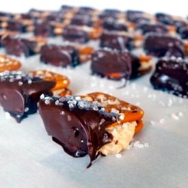 Chocolate Peanut Butter Pretzels