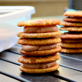 Nutella Snickerdoodle Sandwiches