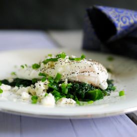 Poached Egg with Feta