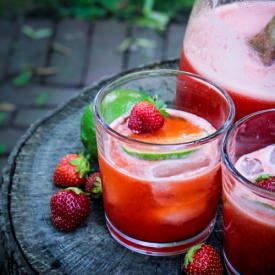 Strawberry Lime Agua Fresca