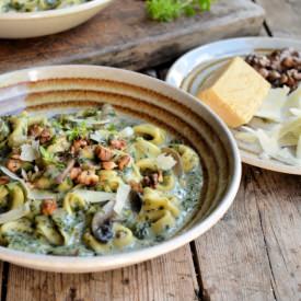 Creamy Tortellini Mushroom Soup