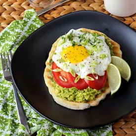 Avocado Breakfast Flatbreads