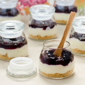 Mini Blueberry Cream Cheese Pies