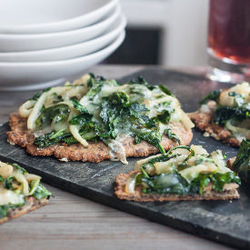 Mini Kale and Onion Pizzas (GF)