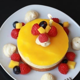 Magnificent Mango Mousse Cake