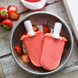 Strawberry Watermelon Popsicles