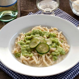 Trofie with Zucchini and Taleggio