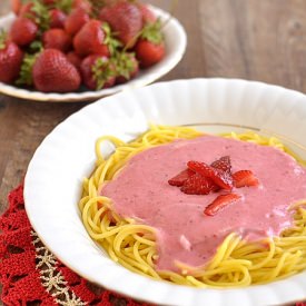 Pasta with Strawberries
