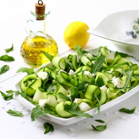 Courgette, Feta & Mint Salad