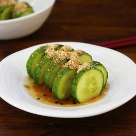 Cucumber With Sesame Dressing