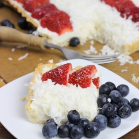 Red, White, & Berry Tart