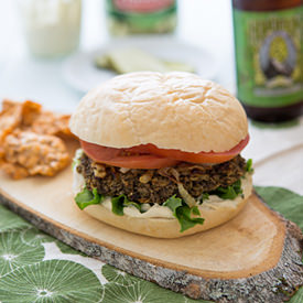Lentil Mushroom Burgers