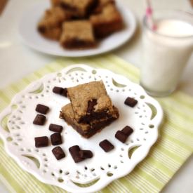 PB Chocolate Chunk Cookie Bars