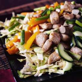 Asian Pork and Cabbage Salad