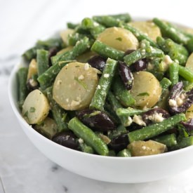 Feta, Green Beans And Potato Salad
