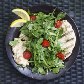 Chicken Paillard Italian Style