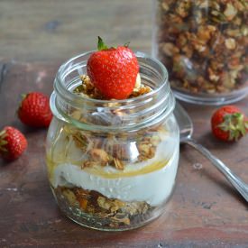Mango Hazelnut Granola Clusters