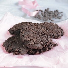 Fudgy Triple Chocolate Chip Cookies
