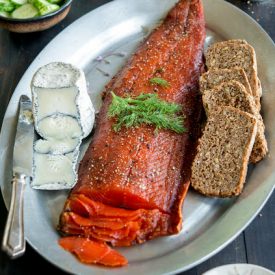 Homemade Gravlax + Vollkornbrot