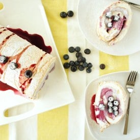 Blueberry Cloud Cake