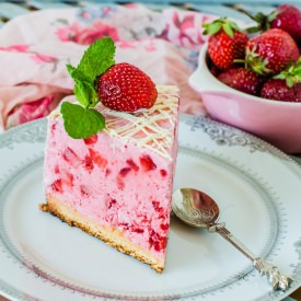 Strawberry Ice Cream Cake
