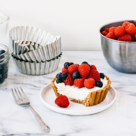 No Bake Orange Cream Tartlets